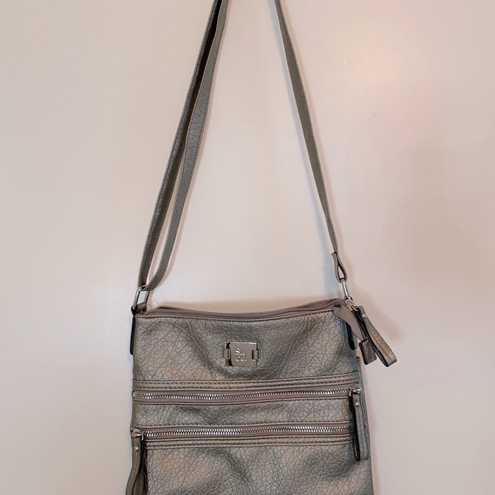 Silver Crossbody bag